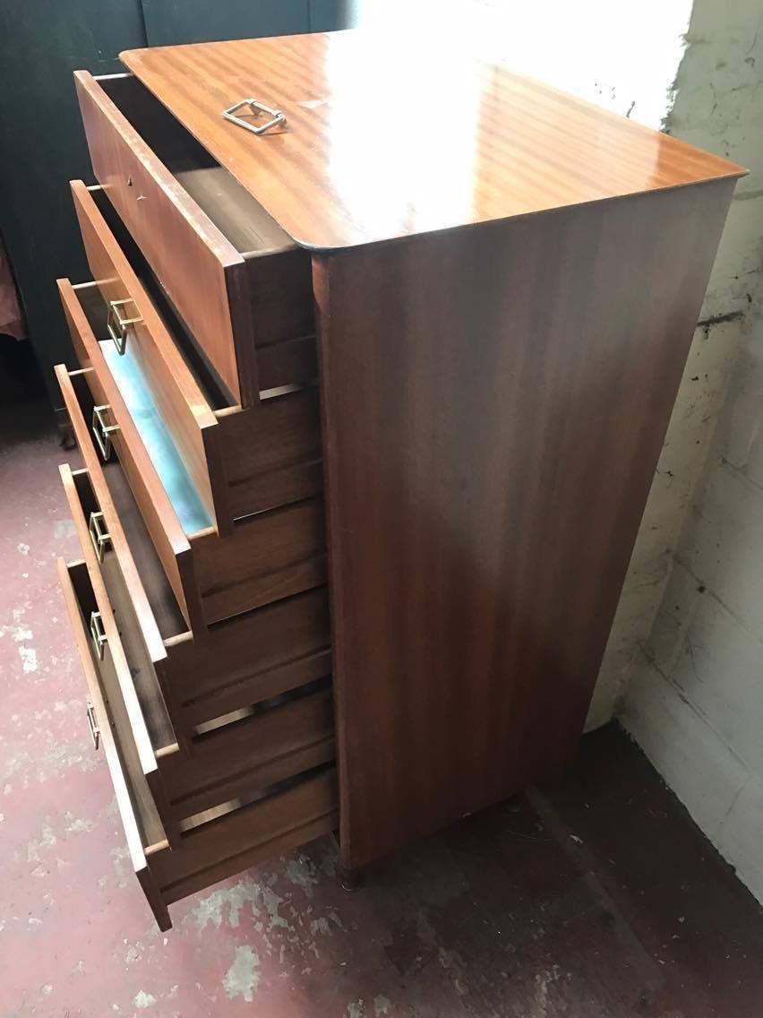 Mid Century Teak Chest Of Drawers From Austinsuite, 1960s photo Furniture