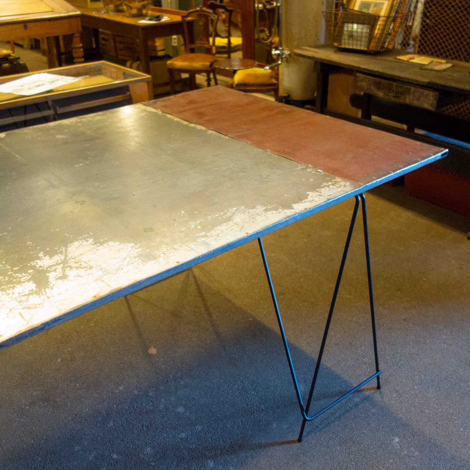 Grote Industriële Tafel Van Frits Jeuris — Oude Brouwerijdeur photo 1948.96