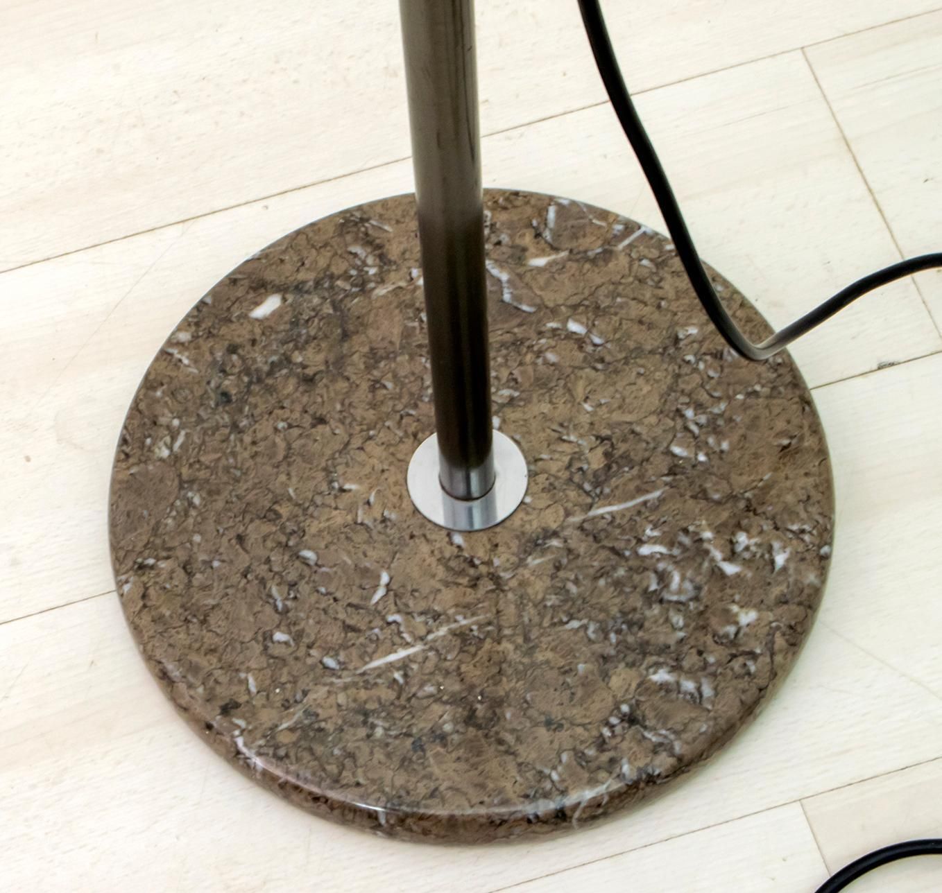 photo vinterior Bruno Gecchelin Mid Century Modern ‘Mezzaluna’ Floor Lamp For Skipper Pollux 70s