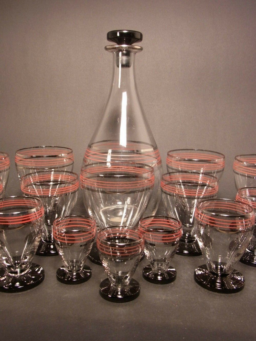German Art Deco Decanter Set C1930 photo furniture