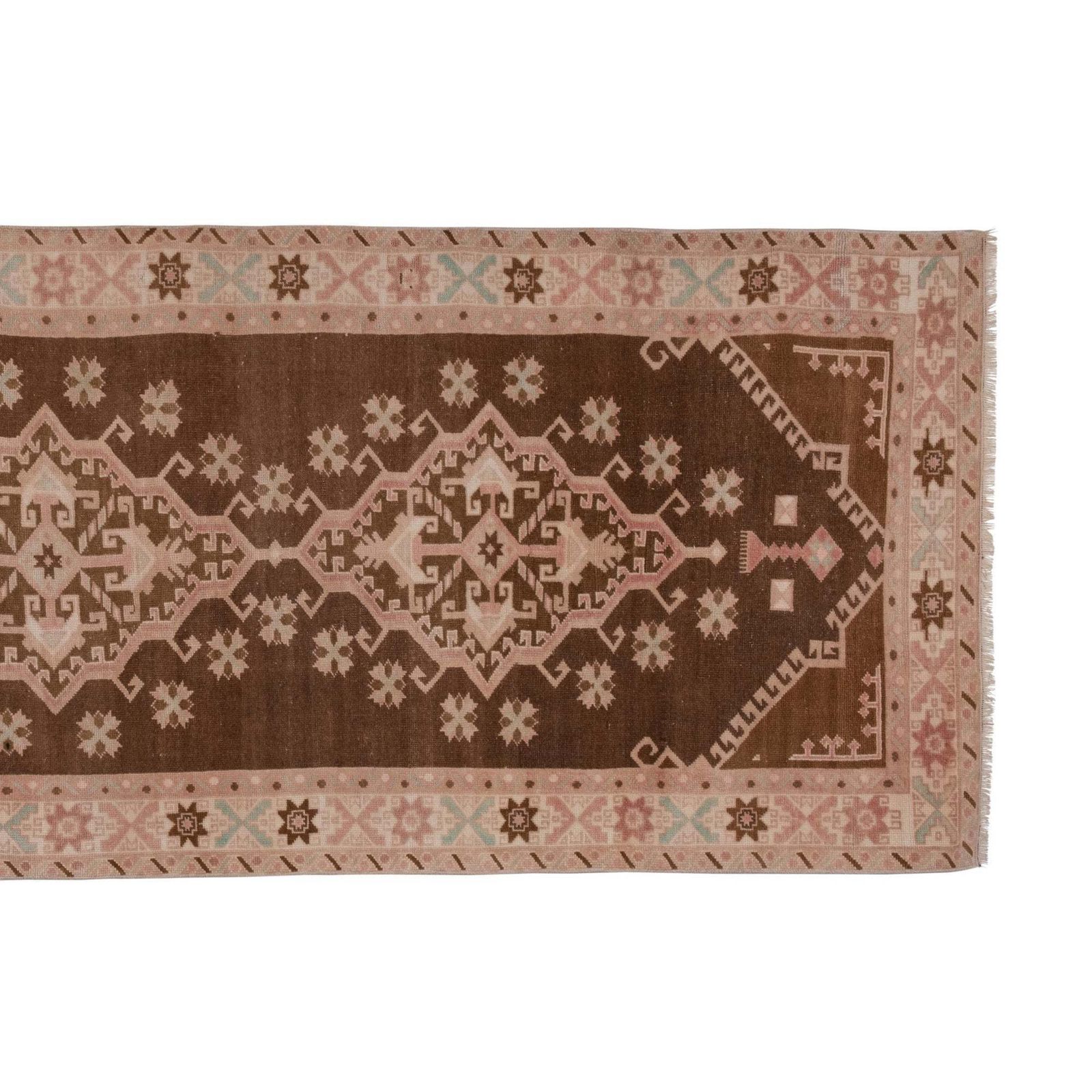 Turkish Oushak Hand Knotted Runner Rug photo 723.0
