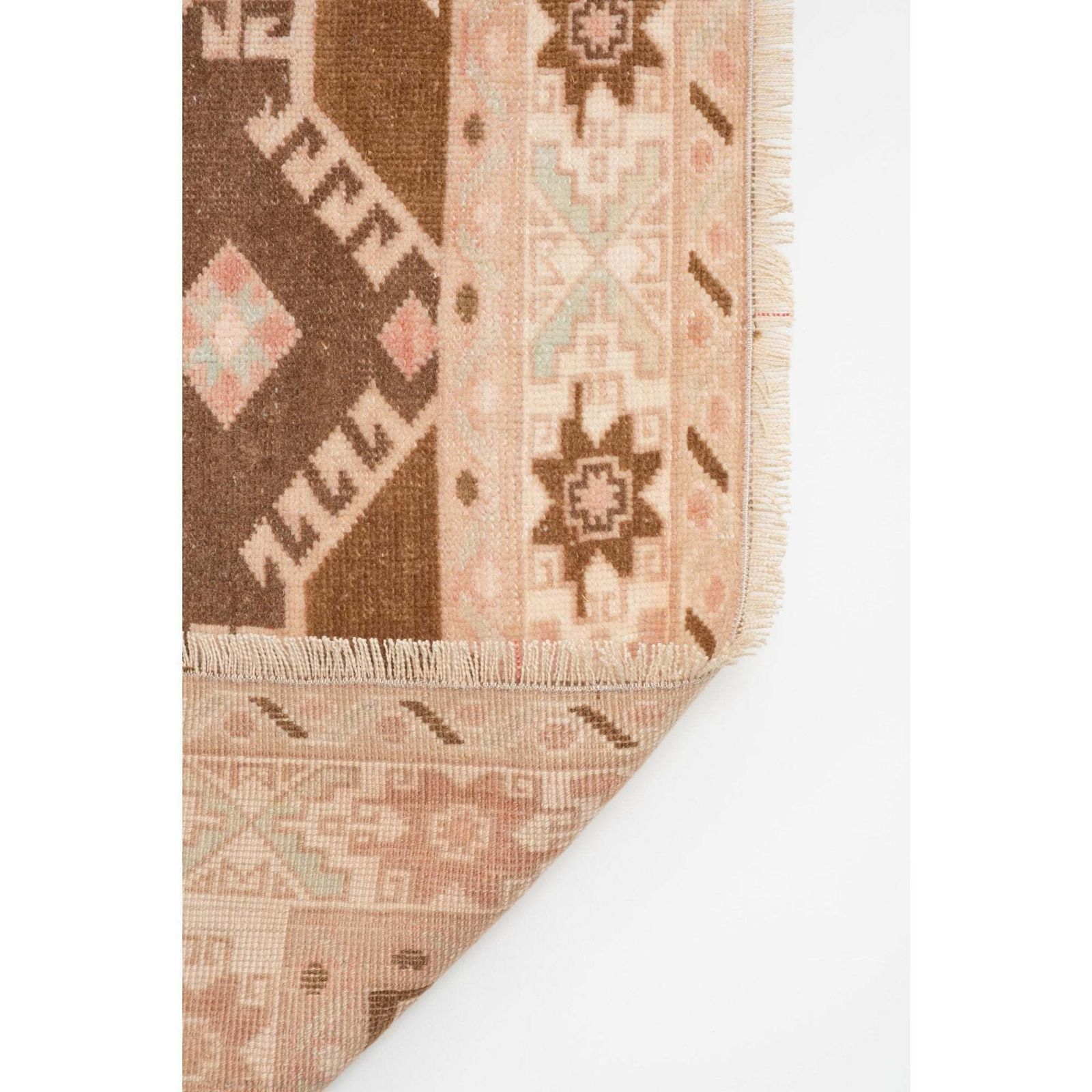 photo furniture Turkish Oushak Hand Knotted Runner Rug
