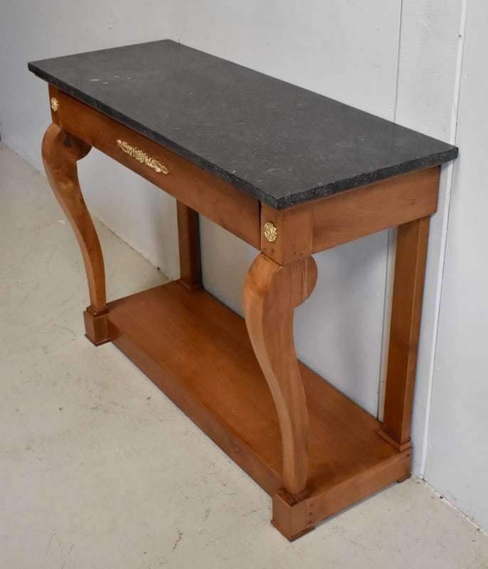 Console In Solid Cherry, Restoration Period   1820 photo for sale