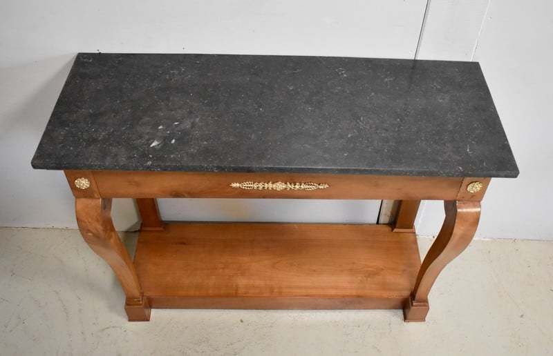 Console In Solid Cherry, Restoration Period   1820 photo 3321.75