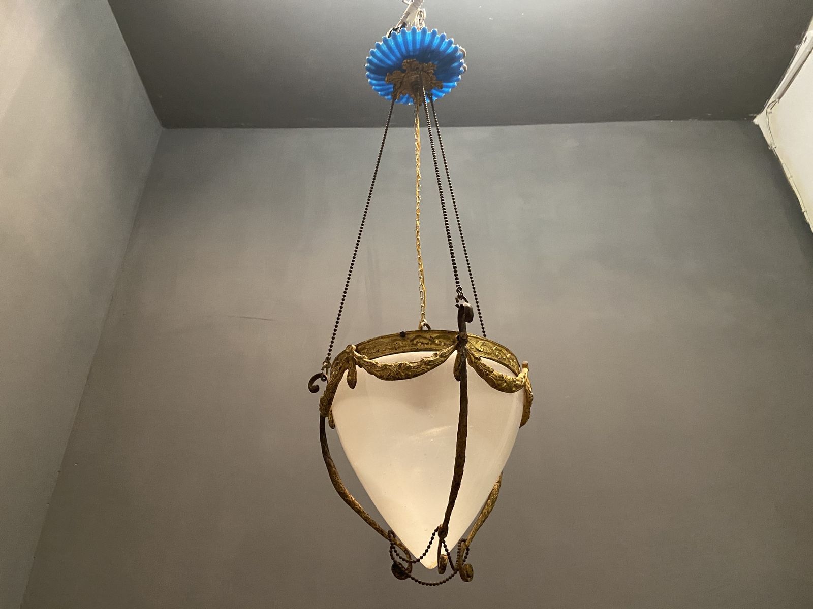 Antique Liberty Light Pendant 1920’s photo Lighting