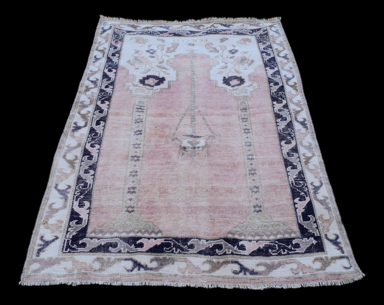 Decorative Turkish Soft Muted Color Oushak Living Room Rug 3'6" X 5'8" photo for sale