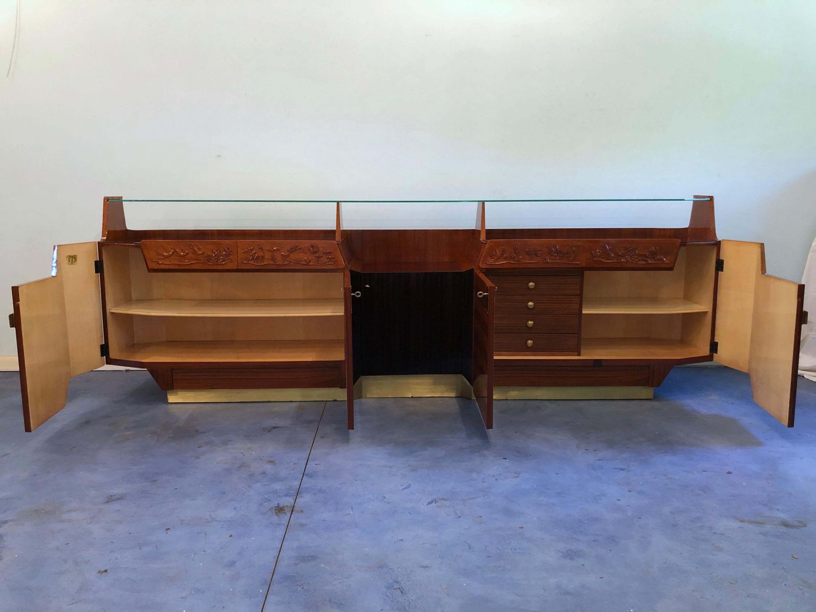 photo furniture Italian Midcentury Sideboard Manufactured By Consorzio Esposizioni Mobili Cantù