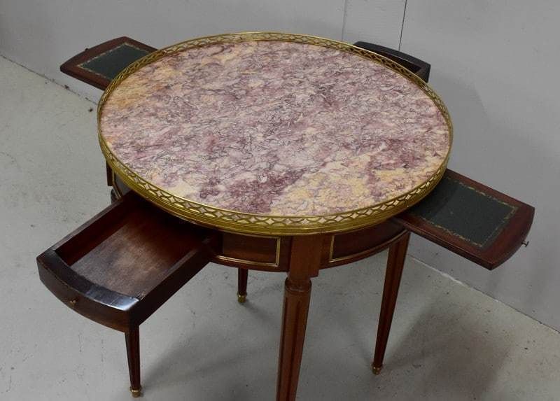 Mahogany Hot Water Bottle Table, Louis XVI Style Early 20th Century photo Furniture