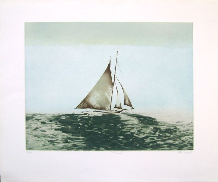 Callen Eric   Etching   Promenade