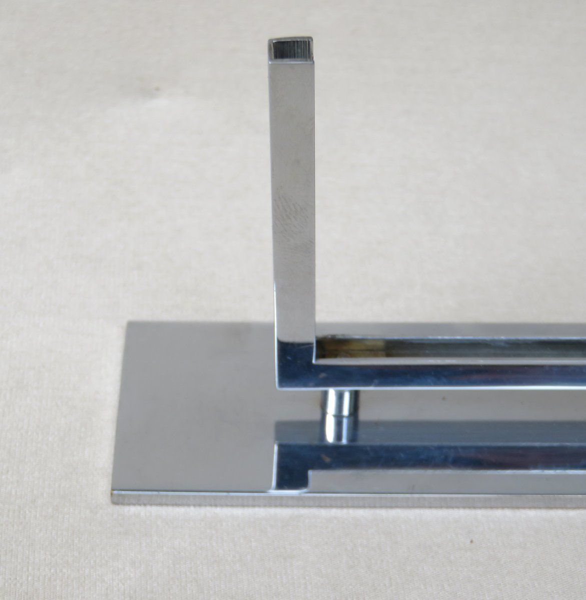 1076.1 Art Deco French Chrome Picture Frame photo