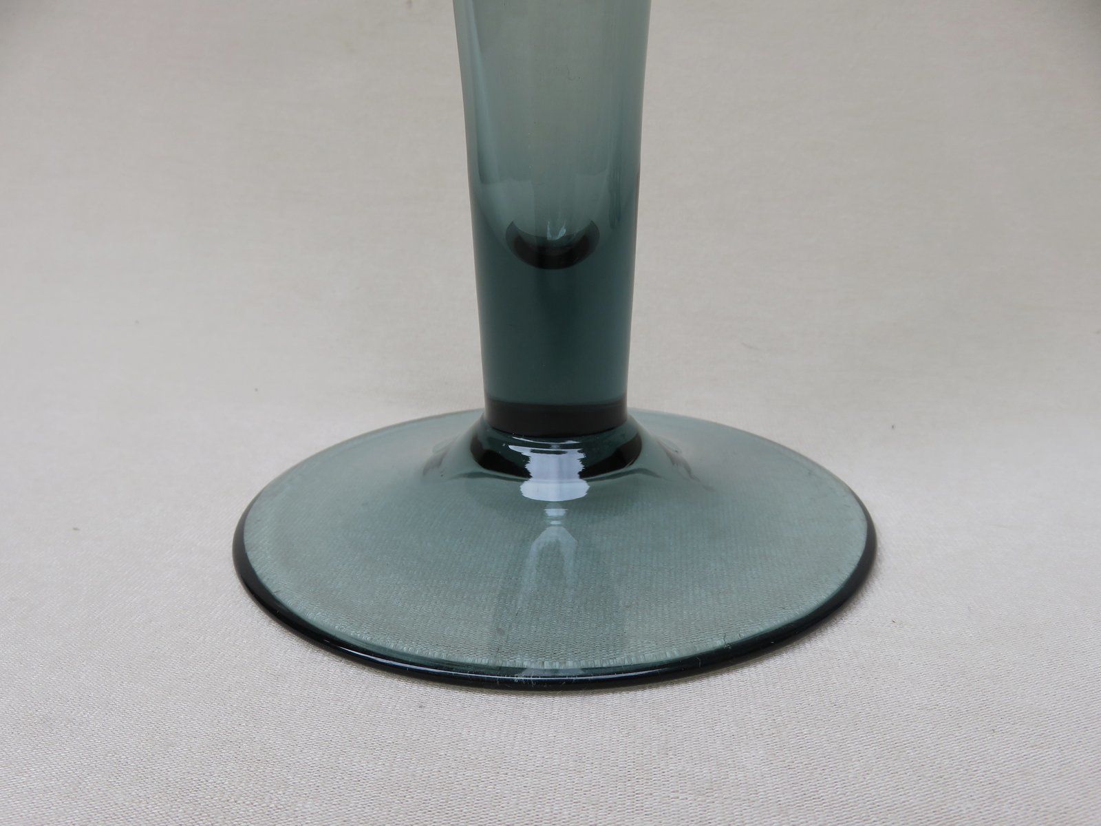 1382.1 Tourmaline Glass Vases By Wilhelm Wagenfeld For Wmf, 1950s, Set Of 6 photo