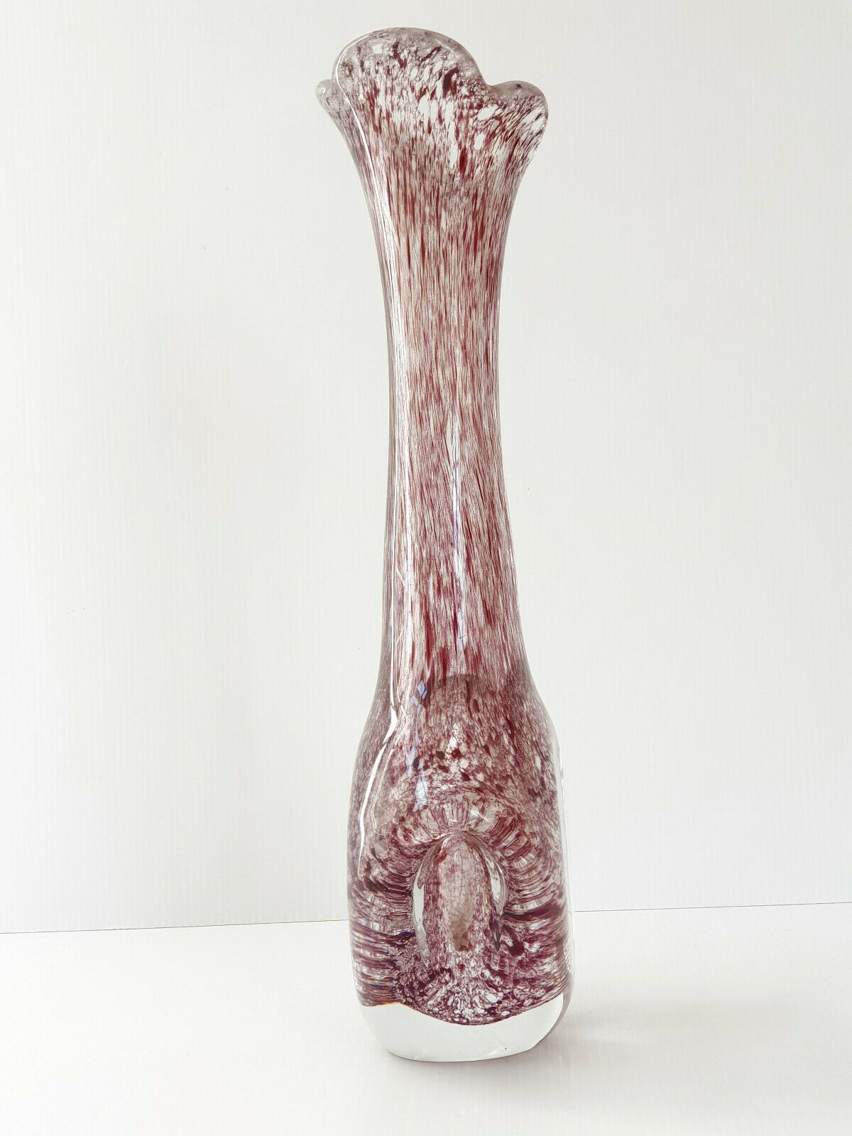 Prachtige Murano Glazen Vaas, Vintage Jaren 1960 photo Woonaccessoires