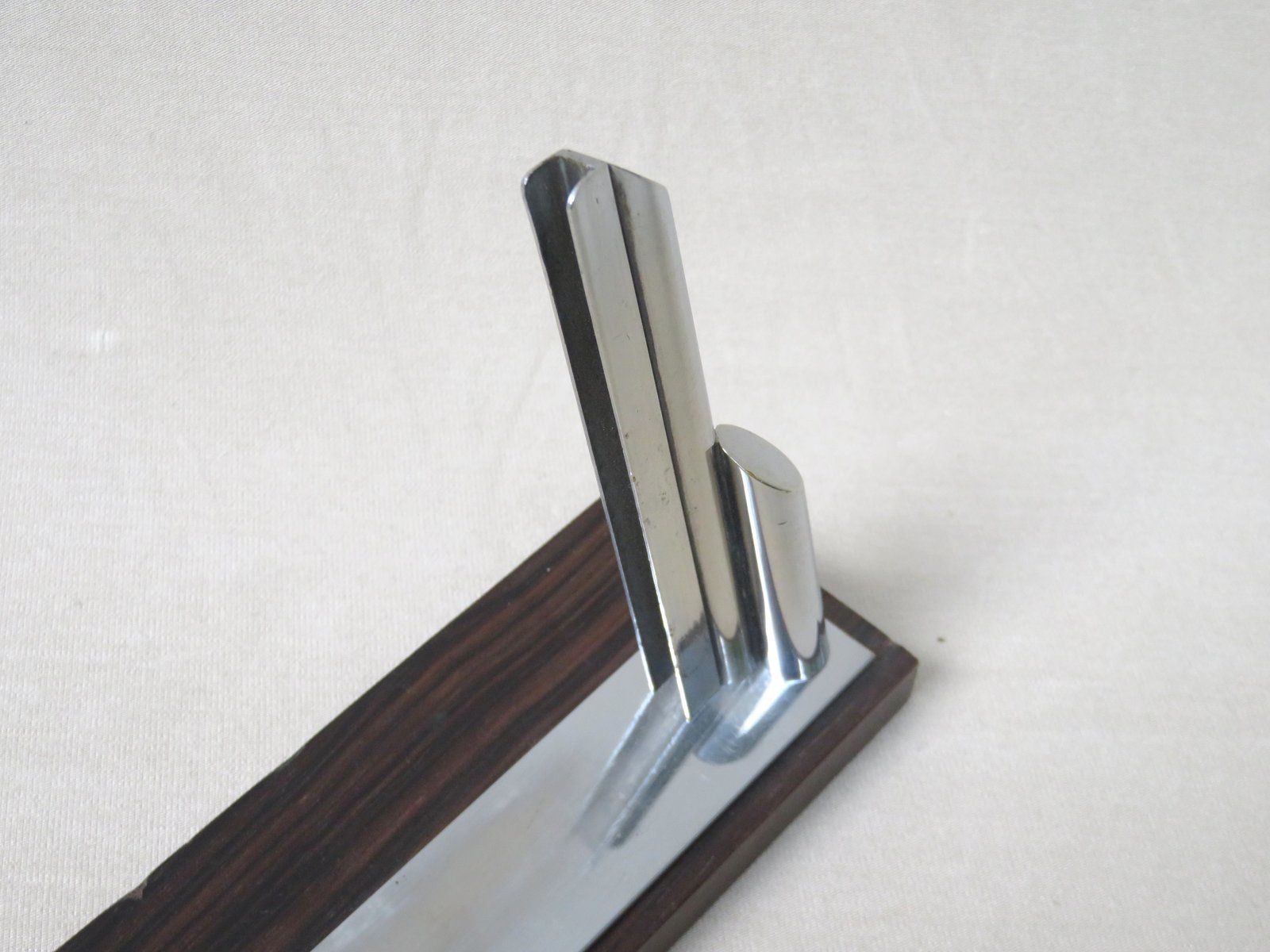 711.45 Art Deco Rosewood And Chrome Picture Frame photo