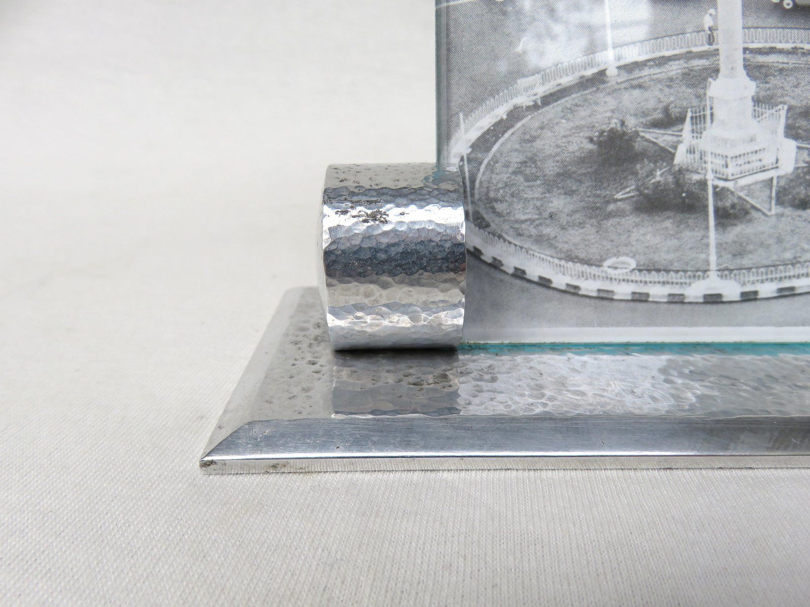 Art Deco Hammered Aluminum Picture Frames, 1930s photo 1076.1