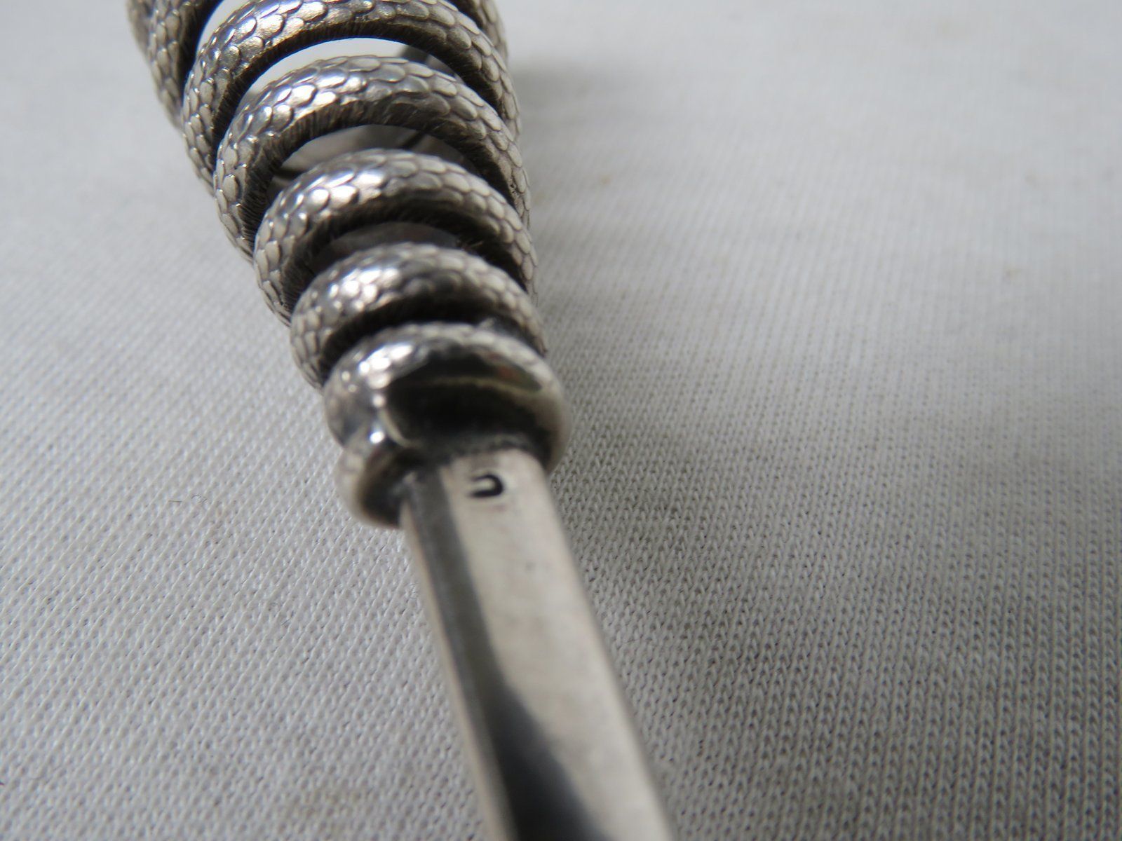 Art Deco Silver Plated Snake Letter Opener photo Home Decor