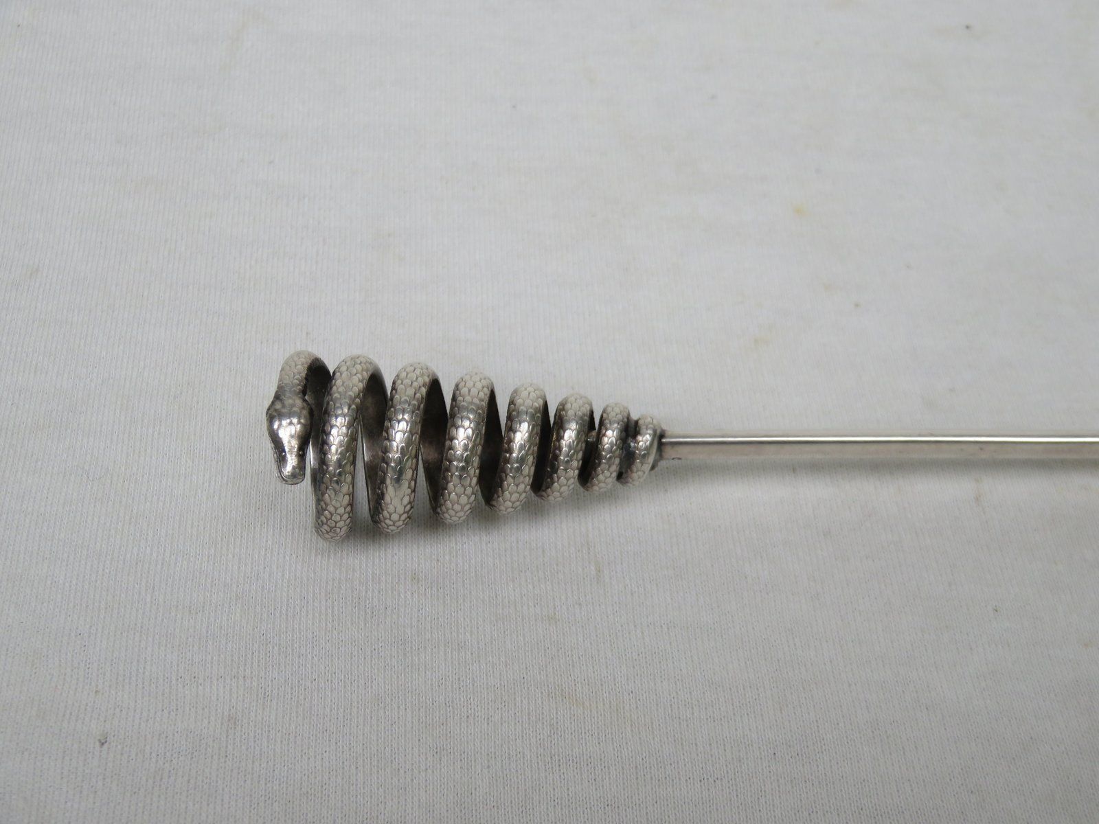 Art Deco Silver Plated Snake Letter Opener photo 348.5