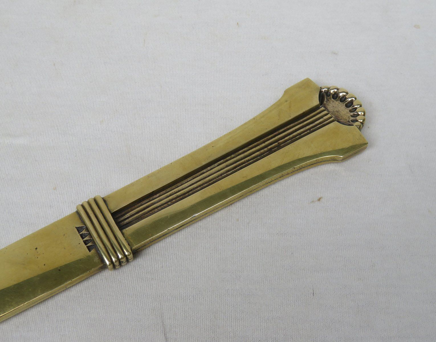 Antique Brass Letter Opener photo for sale