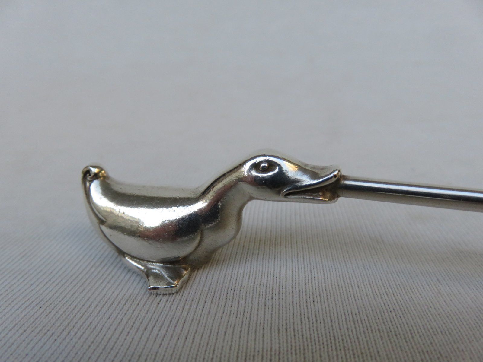 1283.5 German Art Deco Silver Plated Duck Knife Rests From Wmf Geislingen, Set Of 12 photo