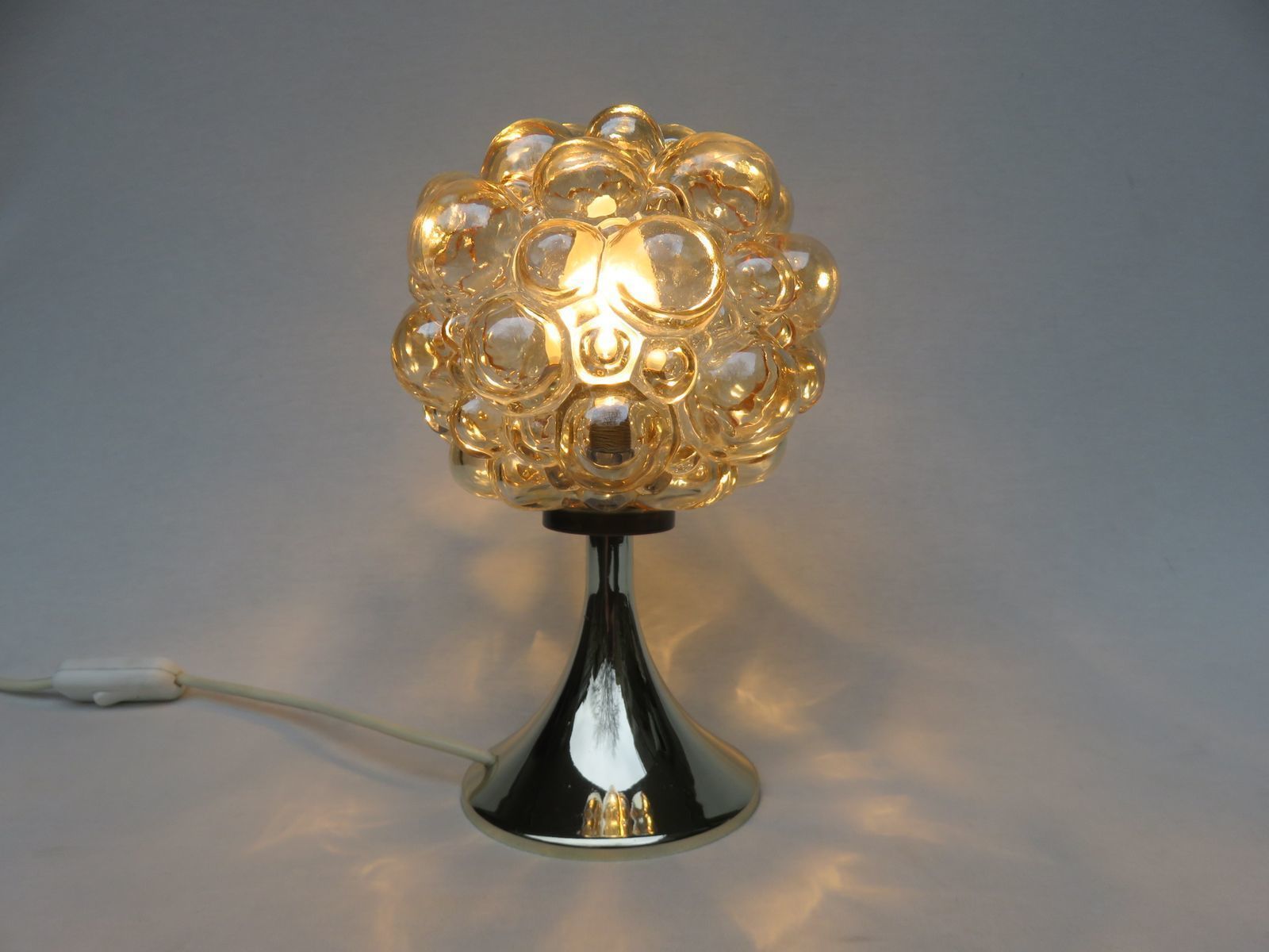 photo furniture Bubble Glass Table Lamps By Helena Tynell For Limburg, 1960s, Set Of 2