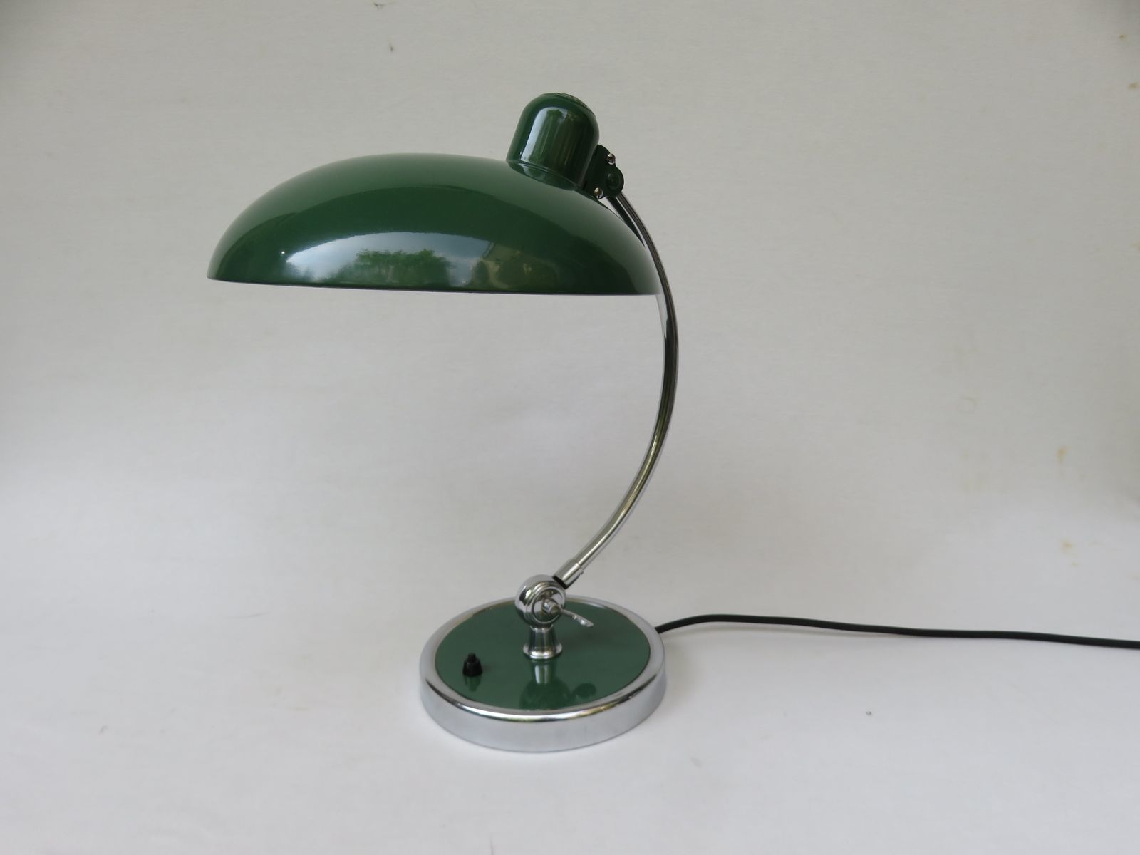 Green President Desk Lamps By Christian Dell For Kaiser Idell, 1930s, Set Of 2 photo Lighting