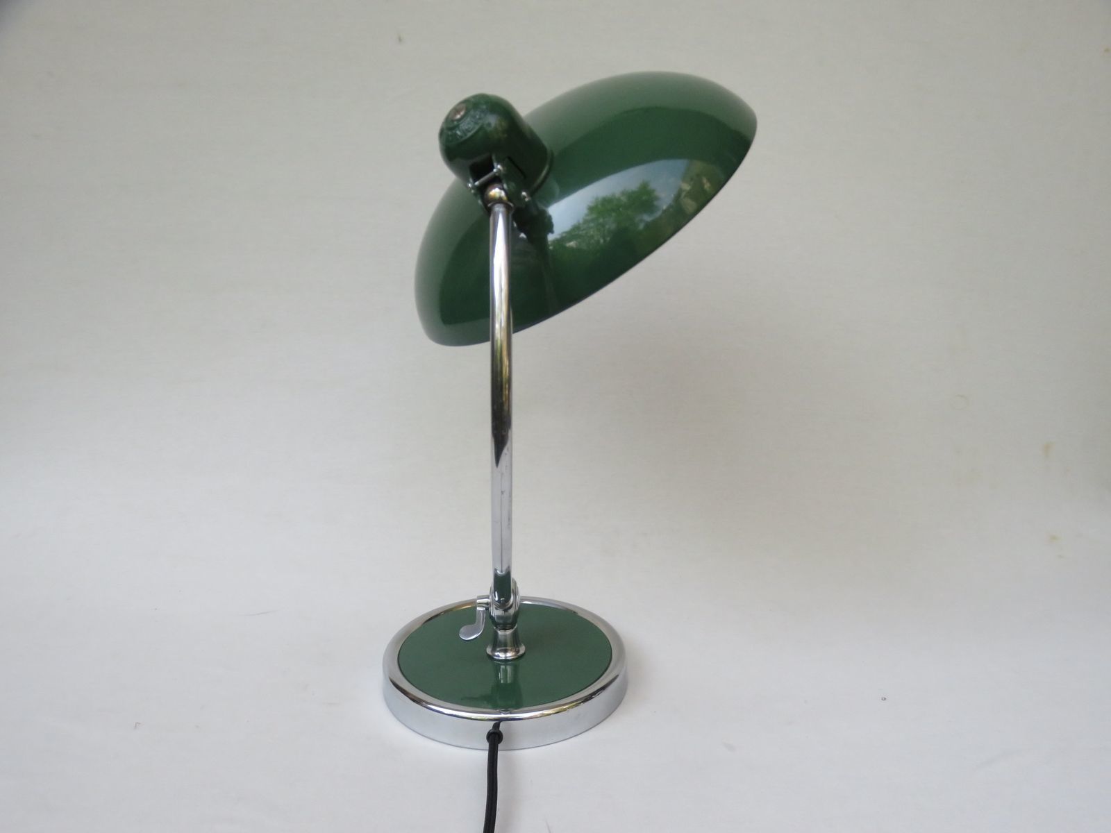 Green President Desk Lamps By Christian Dell For Kaiser Idell, 1930s, Set Of 2 photo vinterior