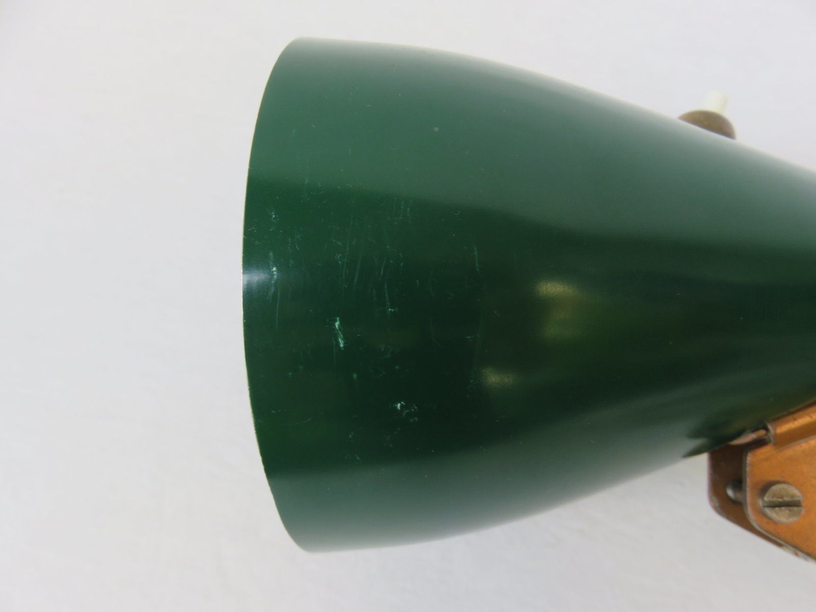 Lighting Extraordinary Green And Beige Scissor Lamp From Helo Leuchten, 1960s photo