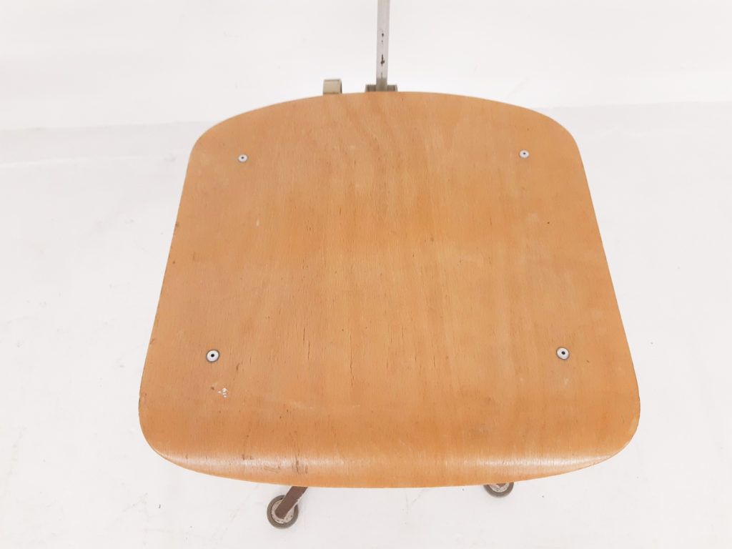 Friso Kramer For Ahrend De Cirkel Drafting Stools, The Netherlands 1950s photo vintage