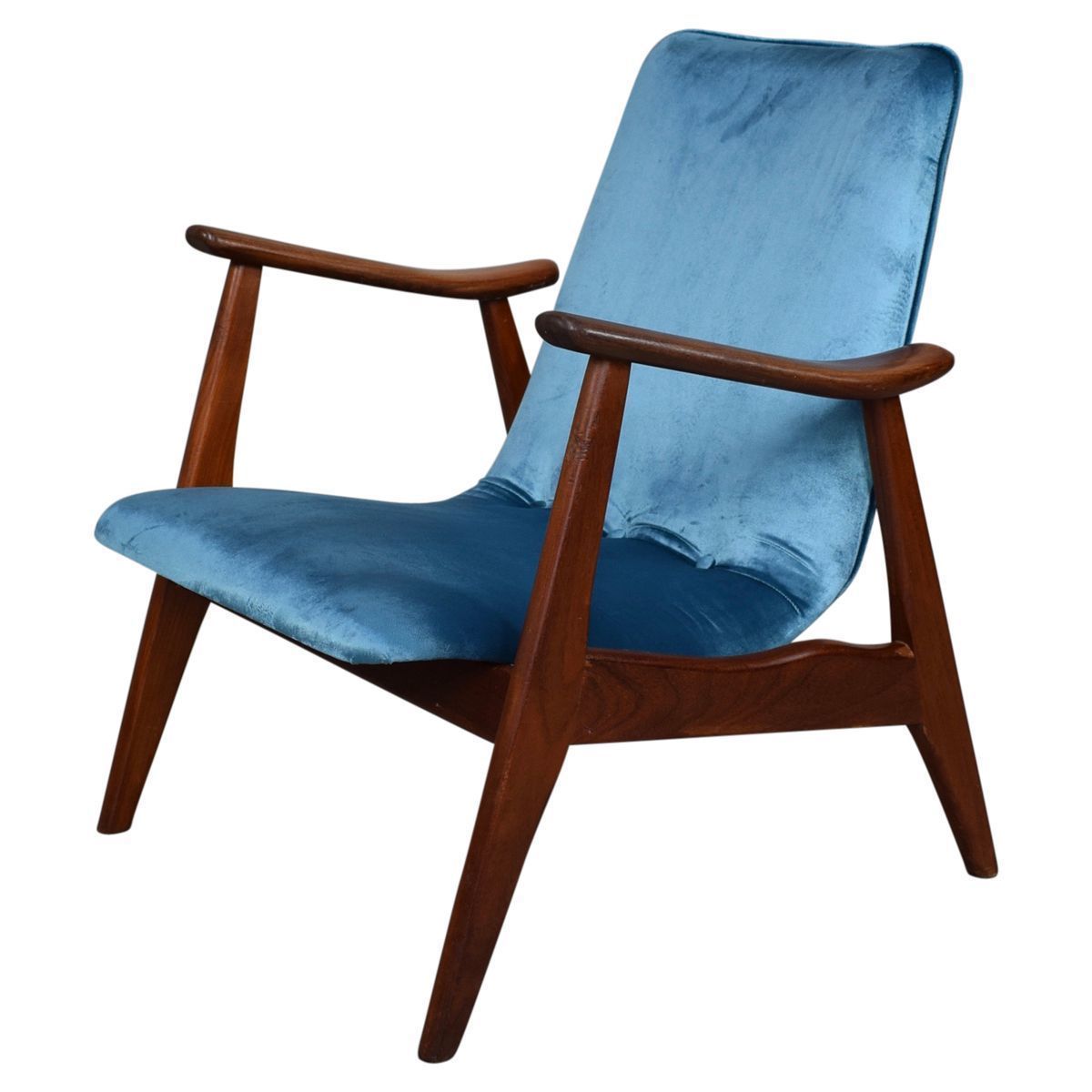 Lounge Chair By Louis Van Teeffelen For Walraven En Bevers, 1960s photo furniture