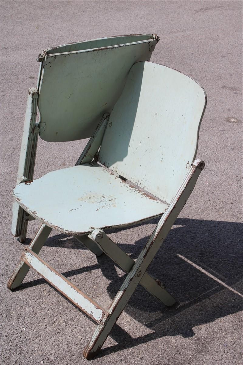 Two Old Folding Chairs In Bentwood Italy 1950s Curved Wood photo vinterior