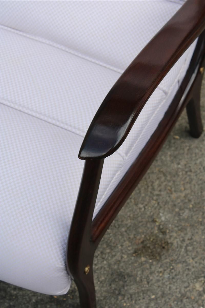 Pair Of Midcentury Italian Armchairs Curved Arredamenti Corallo Made In Italy photo 3000.0