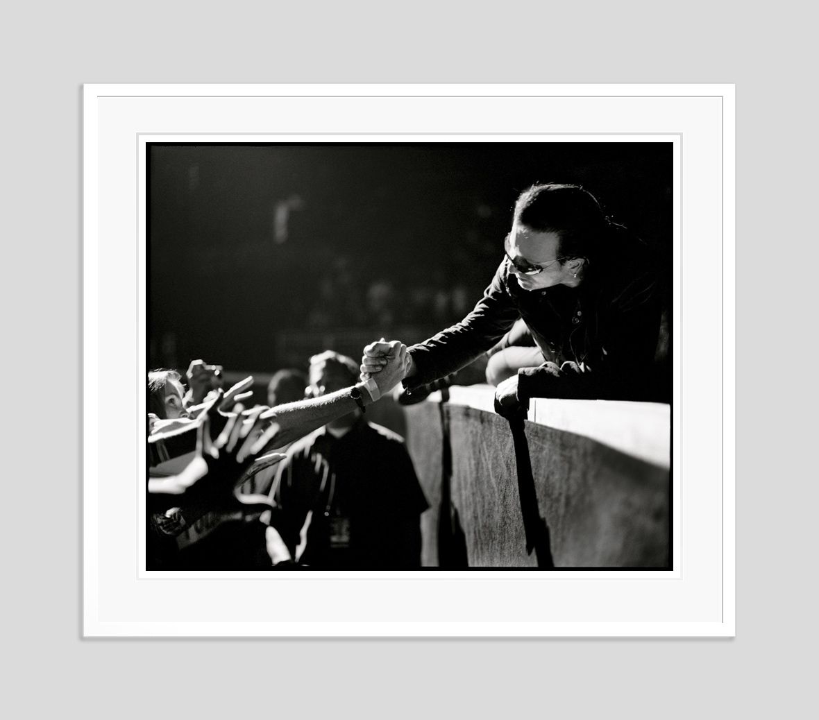 ' Bono ' By Kevin Westenberg Signed Limited Edition Giclée Print Framed In White photo furniture