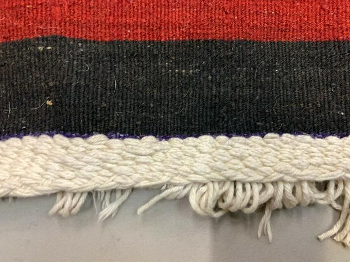 photo furniture Vintage Turkish Kilim 337x182 Cm Wool Kelim Rug Large Red Orange Green Runner