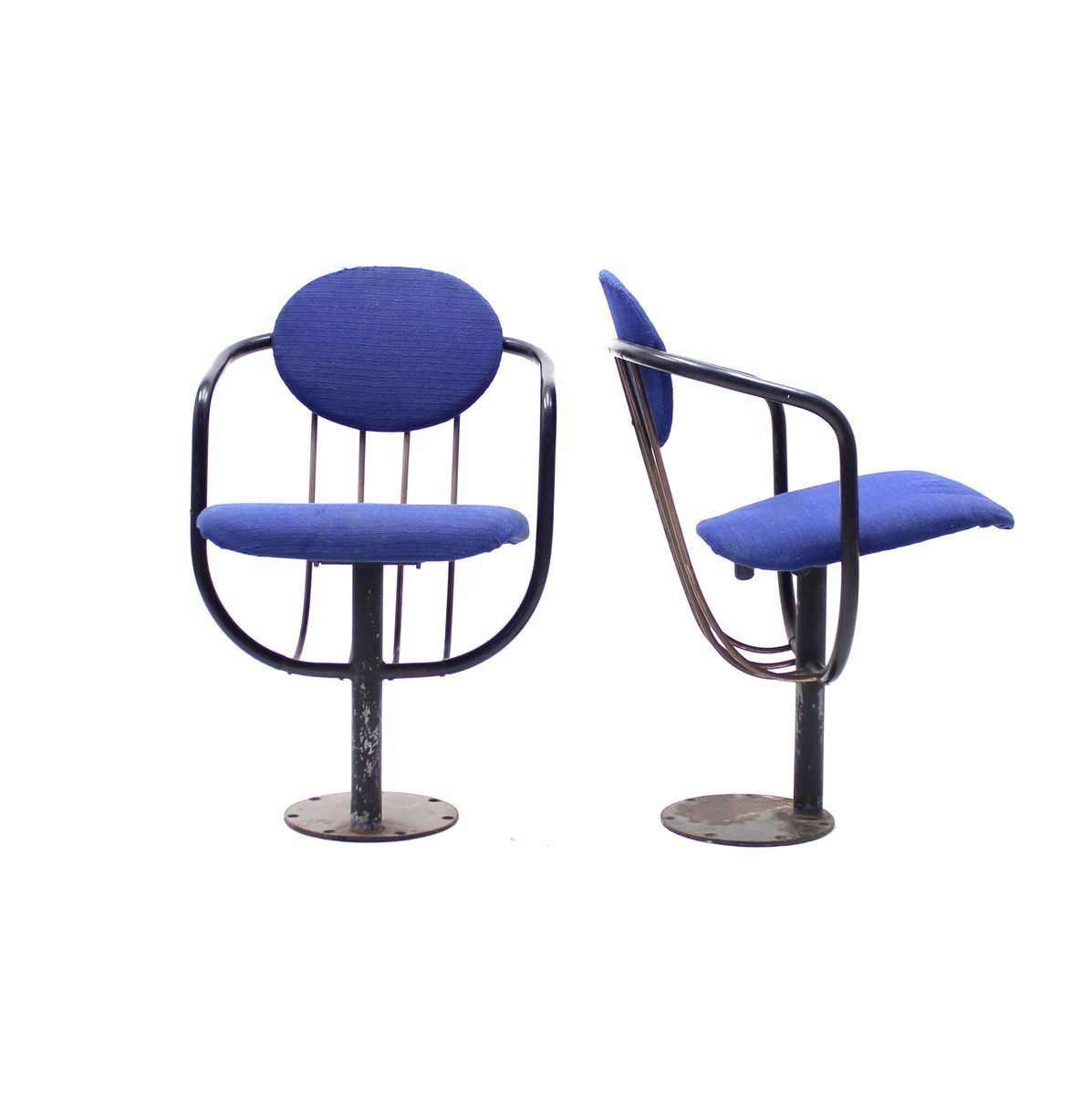 Folding Theatre Chairs By Poul Henningsen For Andreas Christensen, 1950s, Set Of 2