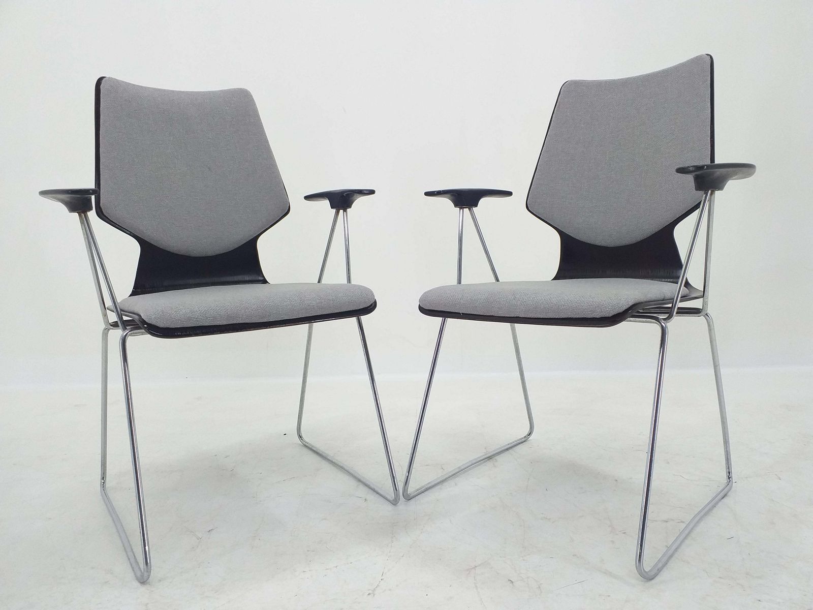 Set Of Two Armchairs Designed By Elmar Flötotto For Pagholz, 1970s photo Furniture