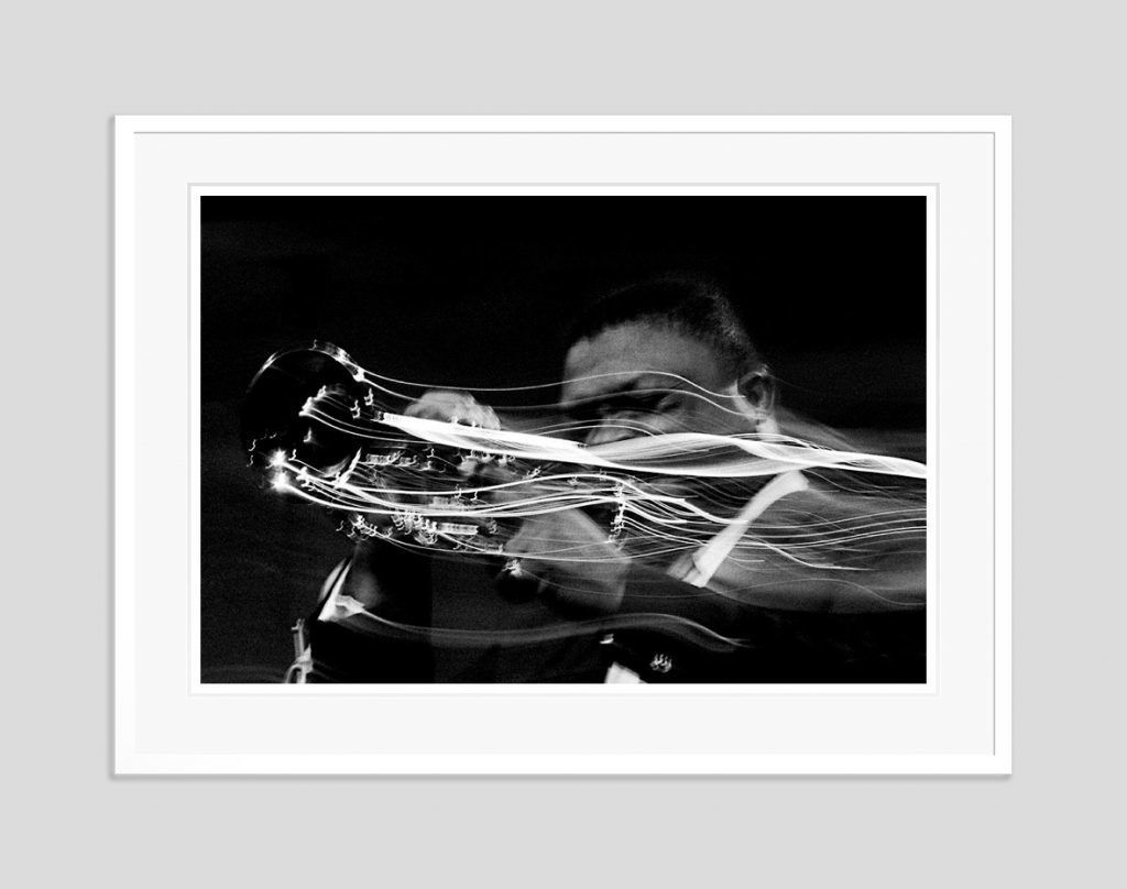 ' Cat Anderson ' 1965 By Francine Winham Limited Edition Giclée Print Framed In White
