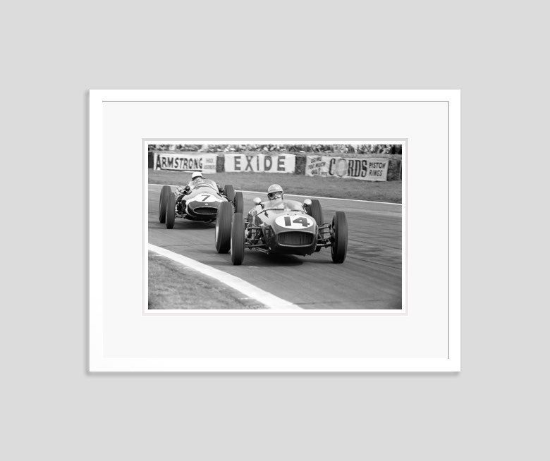 'Innes Ireland' 1960 Archival Pigment Print Framed In White