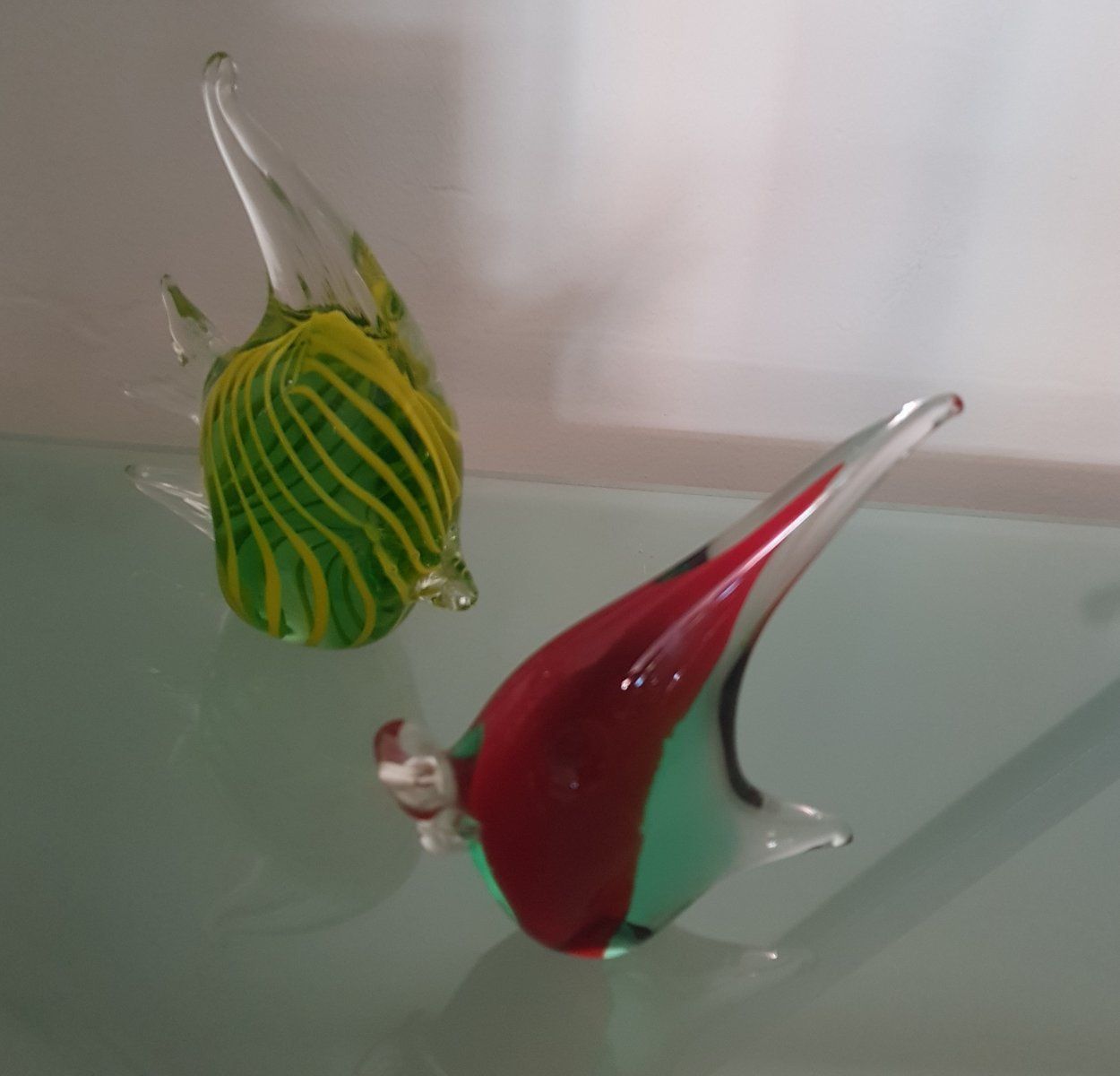 Murano Glass Fish Sculptures, 1950s, Set Of 2 photo furniture
