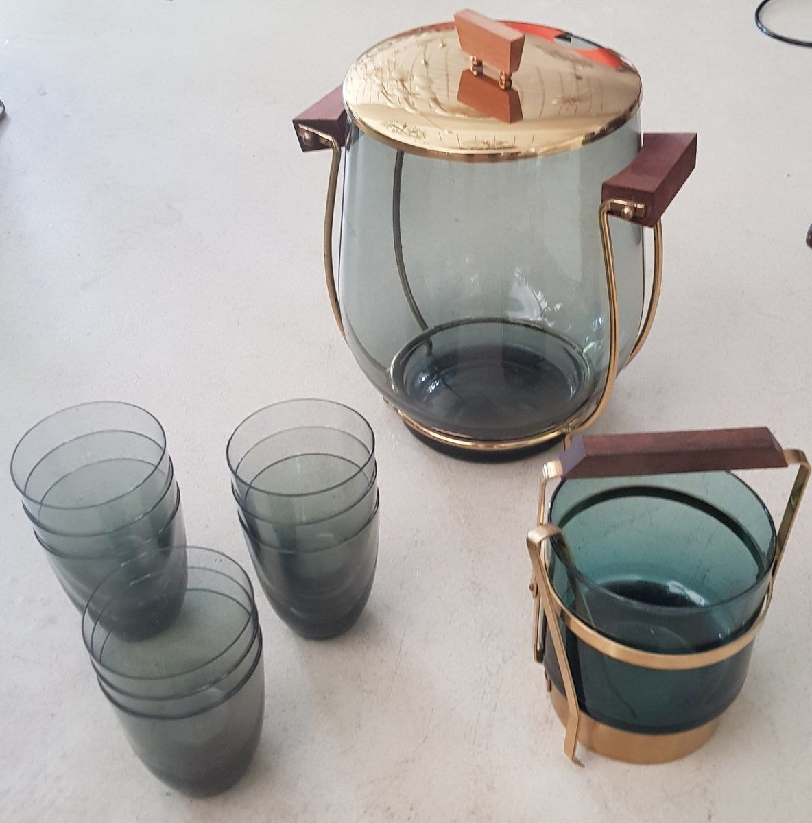 Crystal Glass Bowl Set, 1960s, Set Of 10 photo furniture
