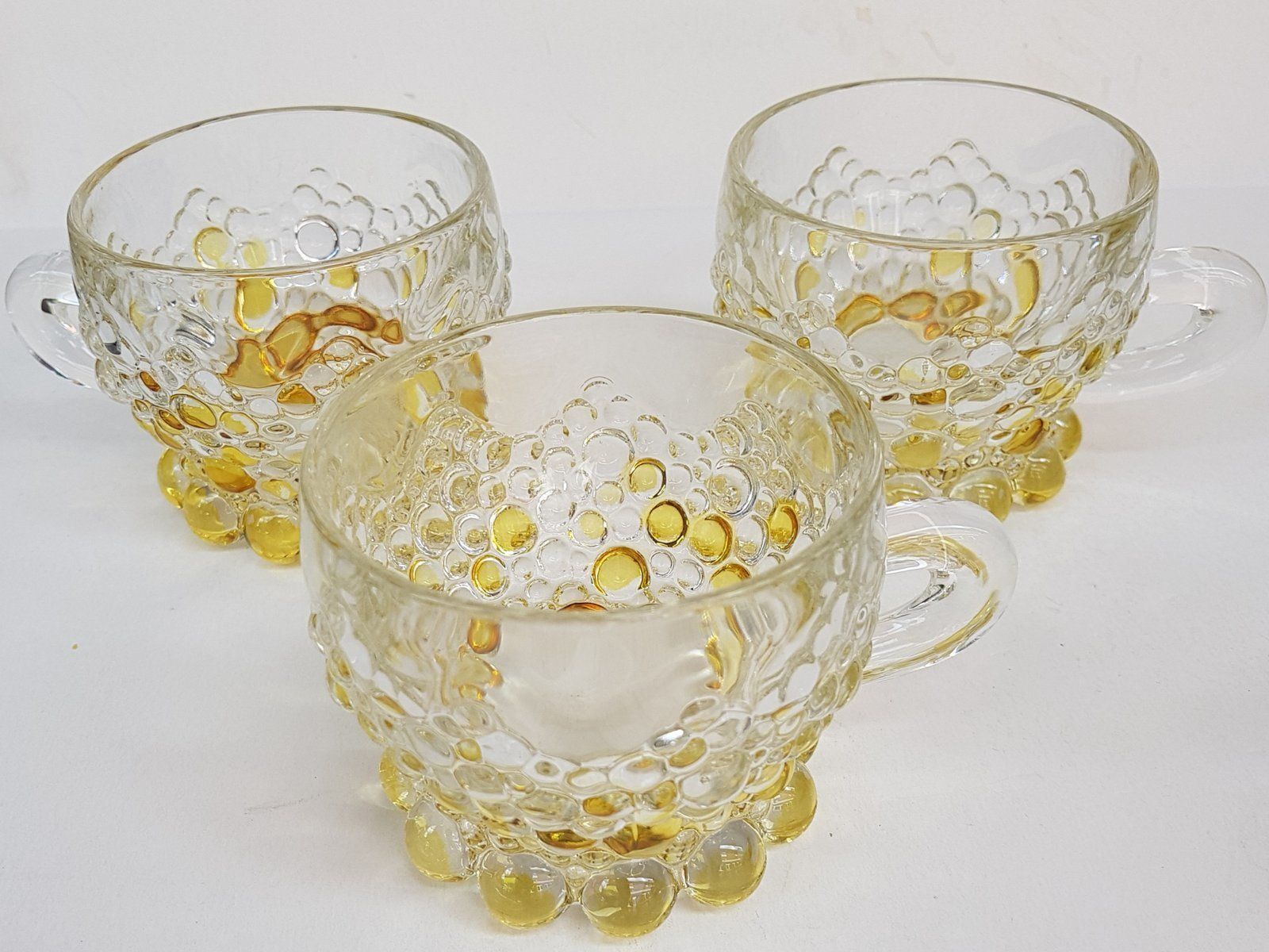 Bohemian Crystal Glass Bowl Set, 1970s, Set Of 7 photo furniture