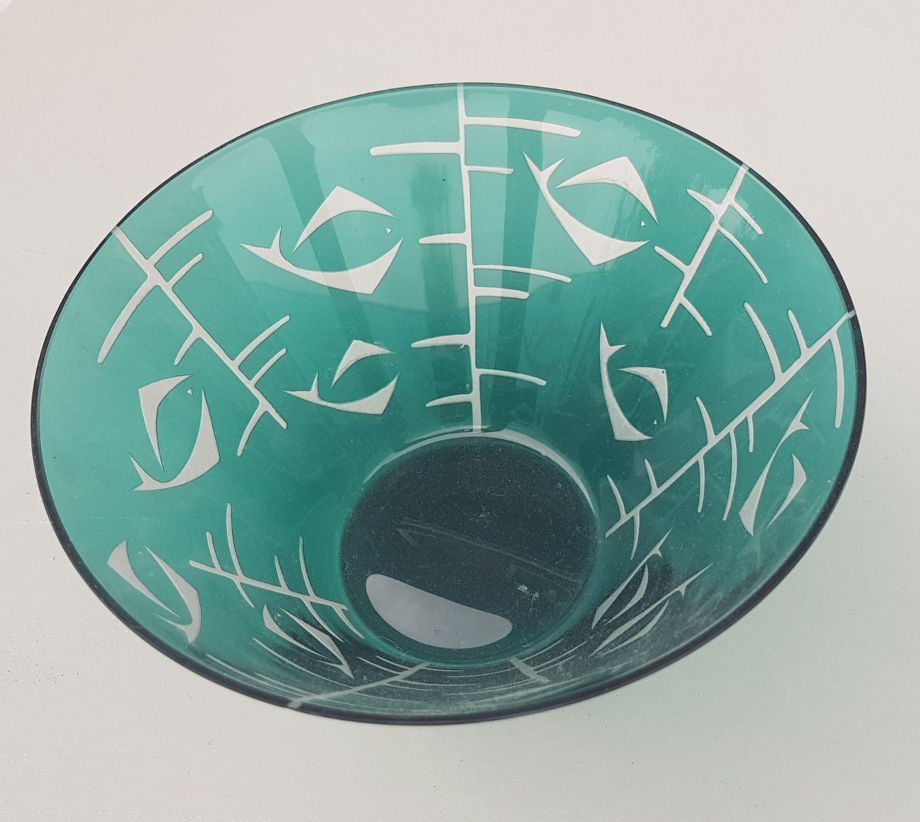 Hand Crafted German Crystal Bowl From Rosenthal, 1950s photo Home Decor