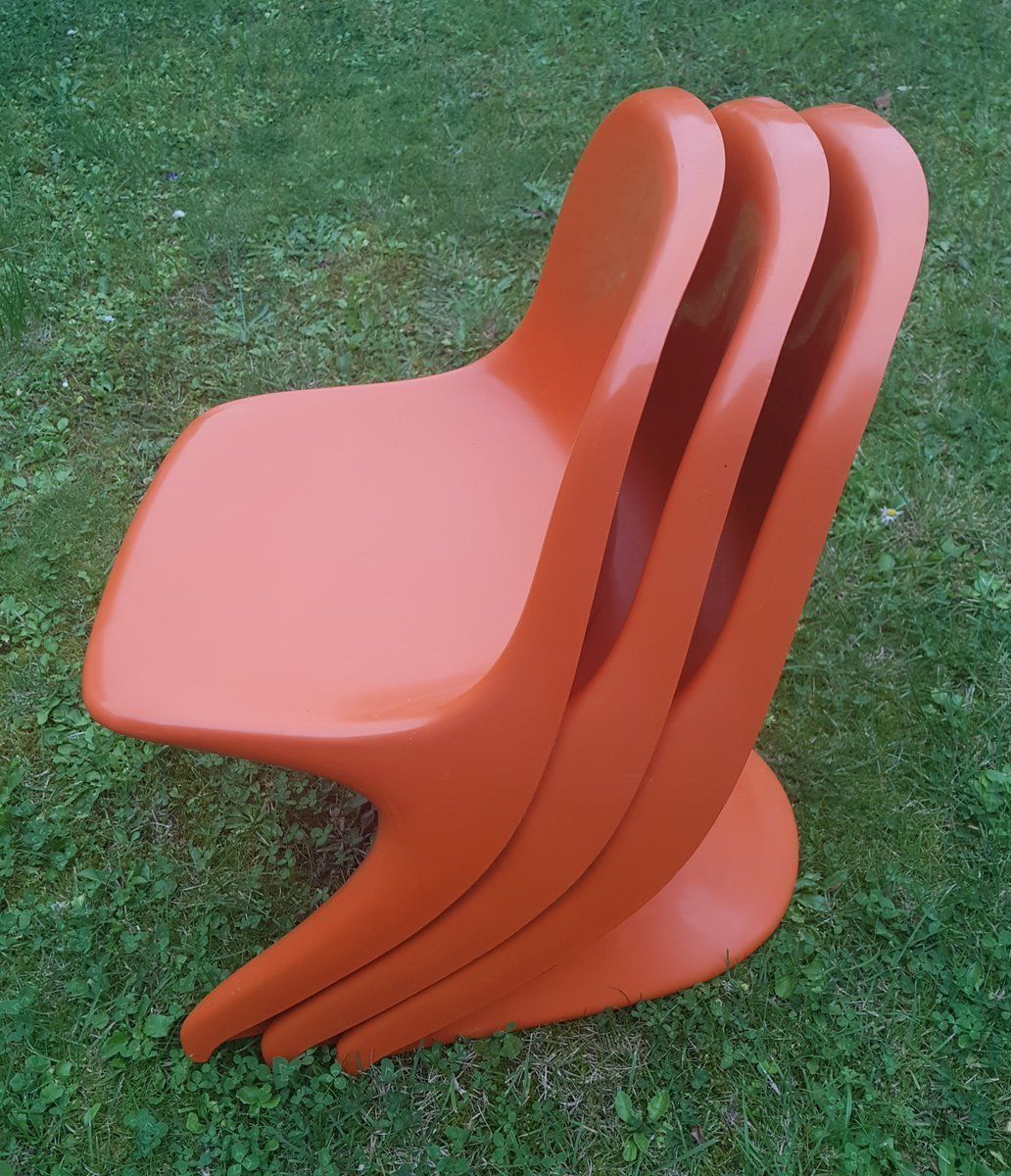 Stackable Childrens Casalino Chairs By Alexander Begge For Casala, 1970s, Set Of 3 photo furniture