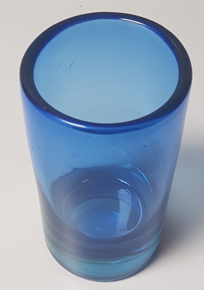 Mid Century Italian Murano Glass Vase By Pinzoni Mario For Seguso, 1950s photo buy