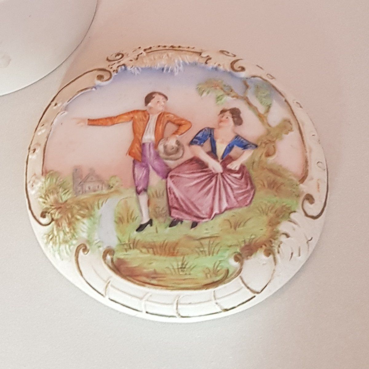 Art Nouveau Hand Painted Lidded Box From Schäfer & Vater photo 220.48
