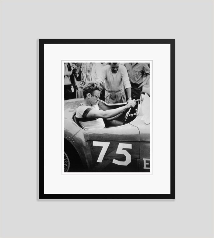 'James Dean' Circa. 1955 Archival Pigment Print Framed In Black