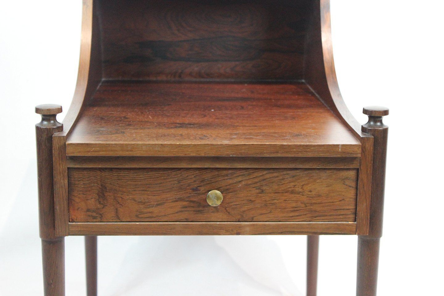 A Pair Of Bedside Tables Made In Rosewood Of Danish Design From The 1960s. photo Furniture