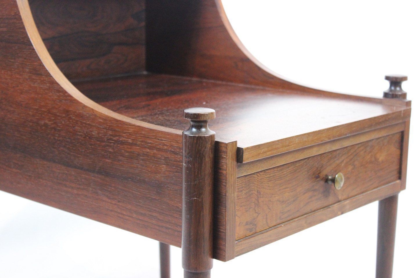 A Pair Of Bedside Tables Made In Rosewood Of Danish Design From The 1960s. photo 1605.0