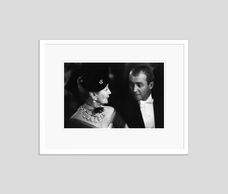Slim Aarons 'Professional Gossip' 1956 White Frame Silver Gelatine Resin Print