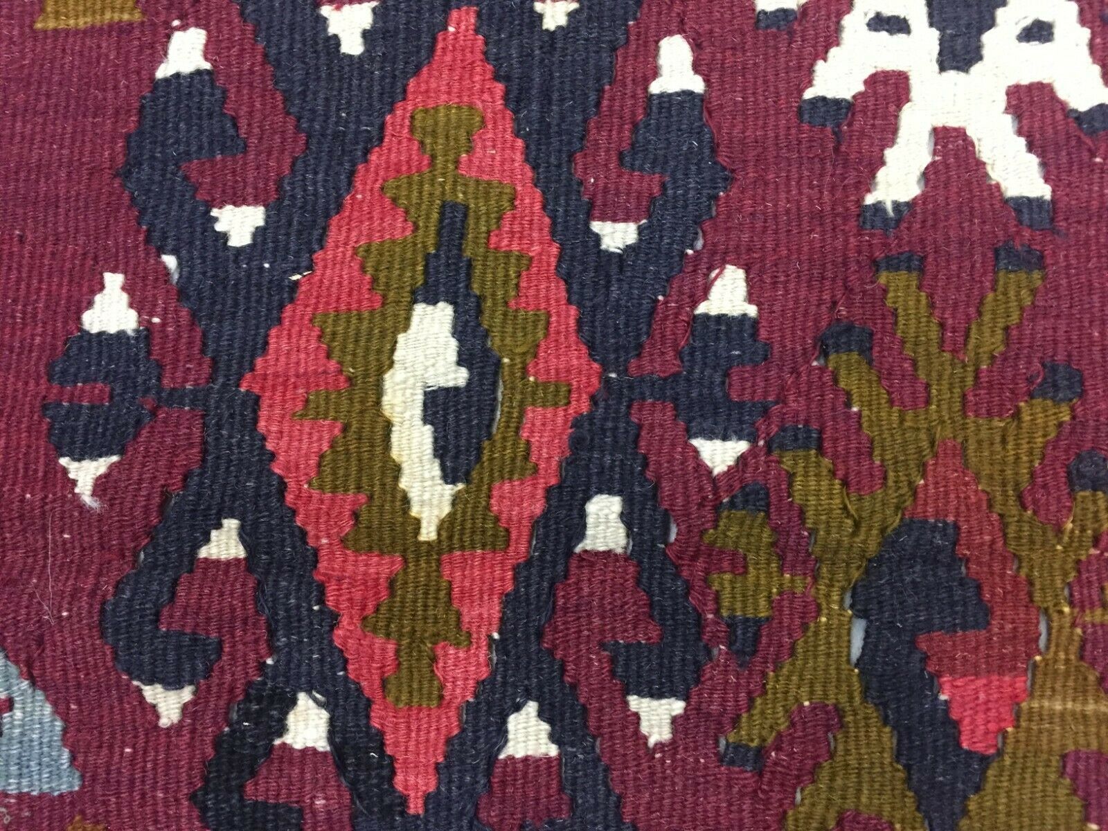 Turkish Kilim 180x112 Cm Wool Kelim Rug Red Green Medium photo buy