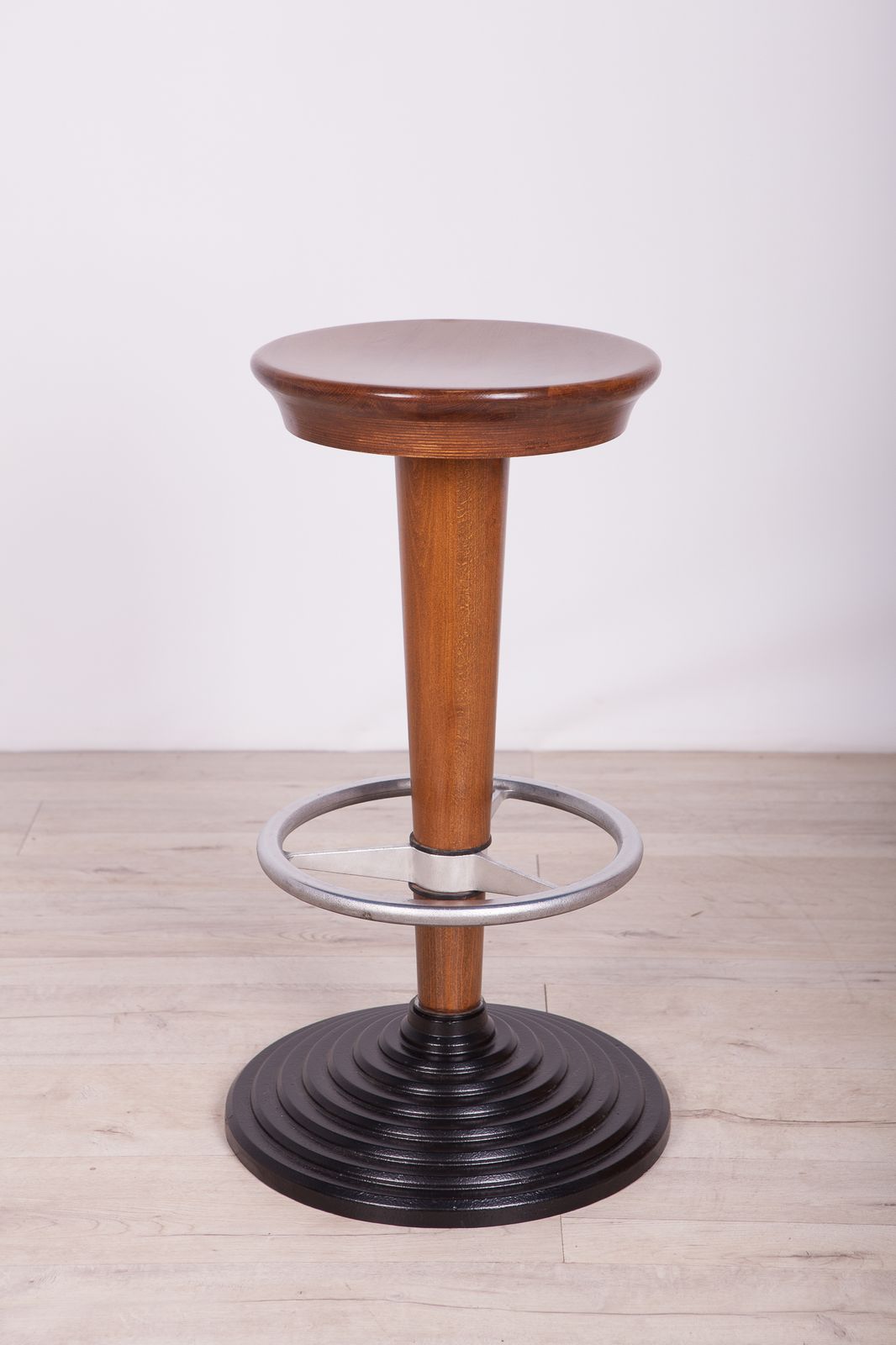 Mid Century Barstools, 1950s, Set Of 10 photo for sale