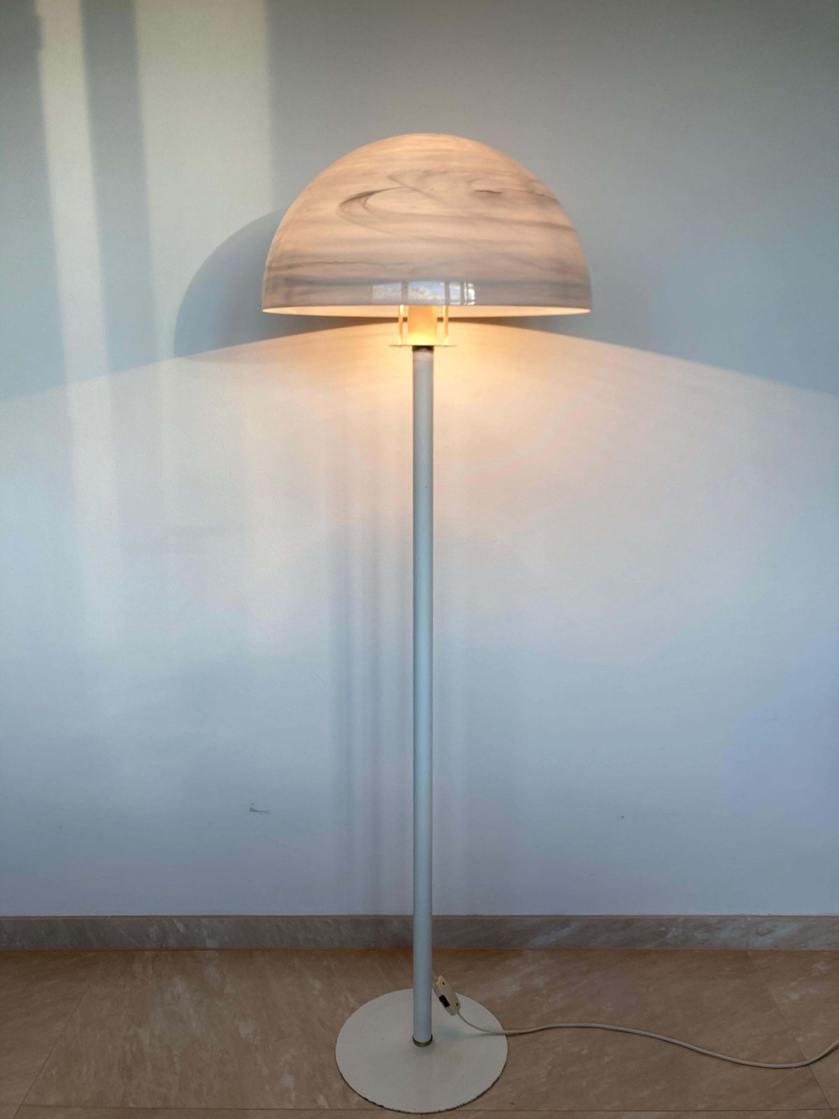 Big Midcentury Design Floor Lamp "Mushroom", 1970s